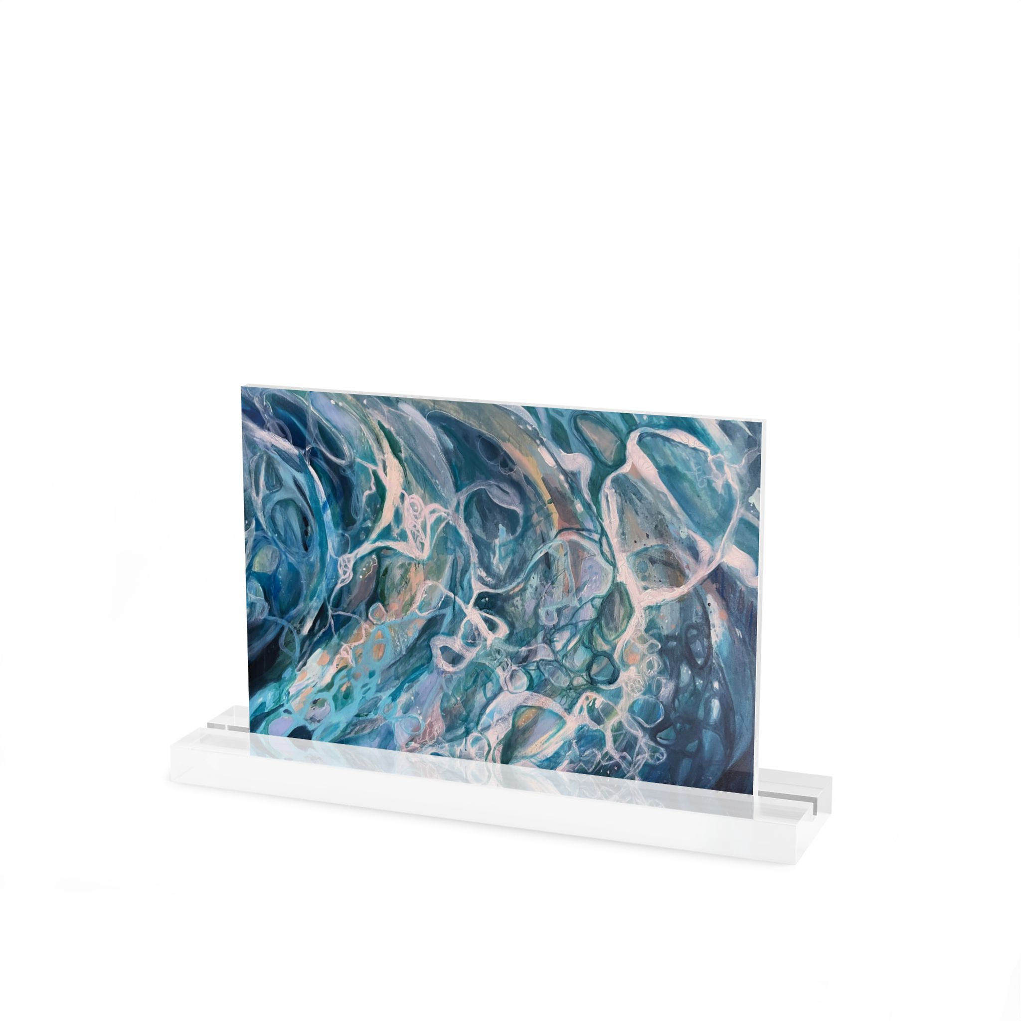 Acrylic Table Sign |  Washed Away Sea Painting