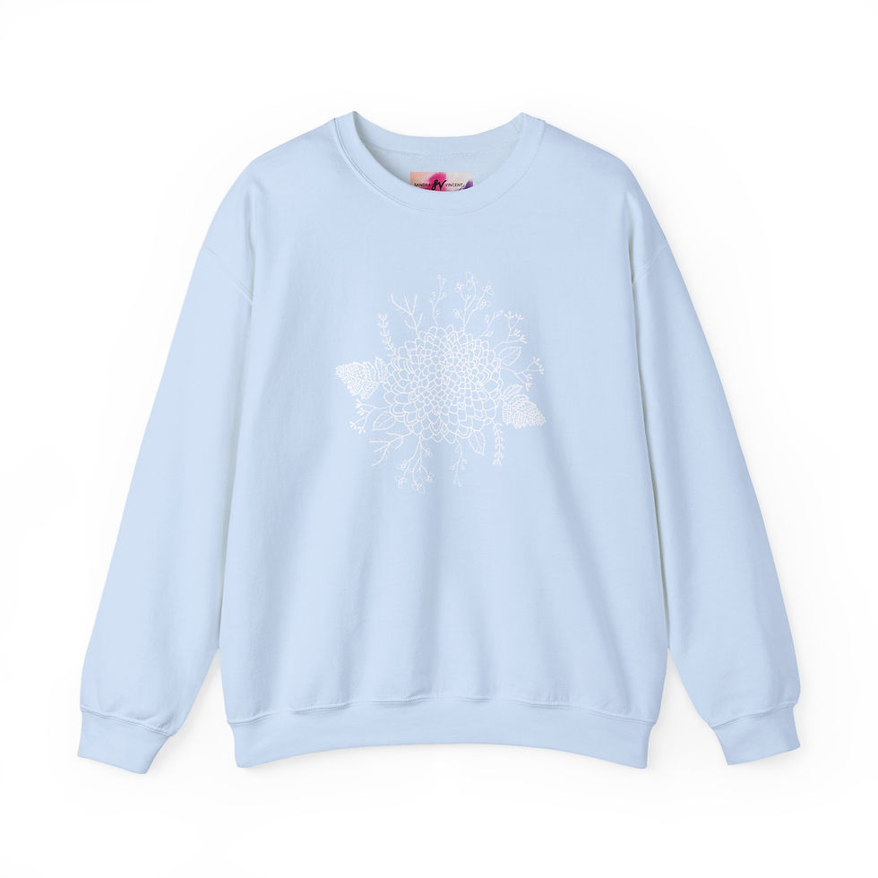 Thumbnail: Floral Crewneck Vintage Floral Jumper