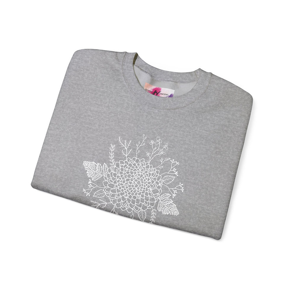 Thumbnail: Floral Crewneck Vintage Floral Jumper
