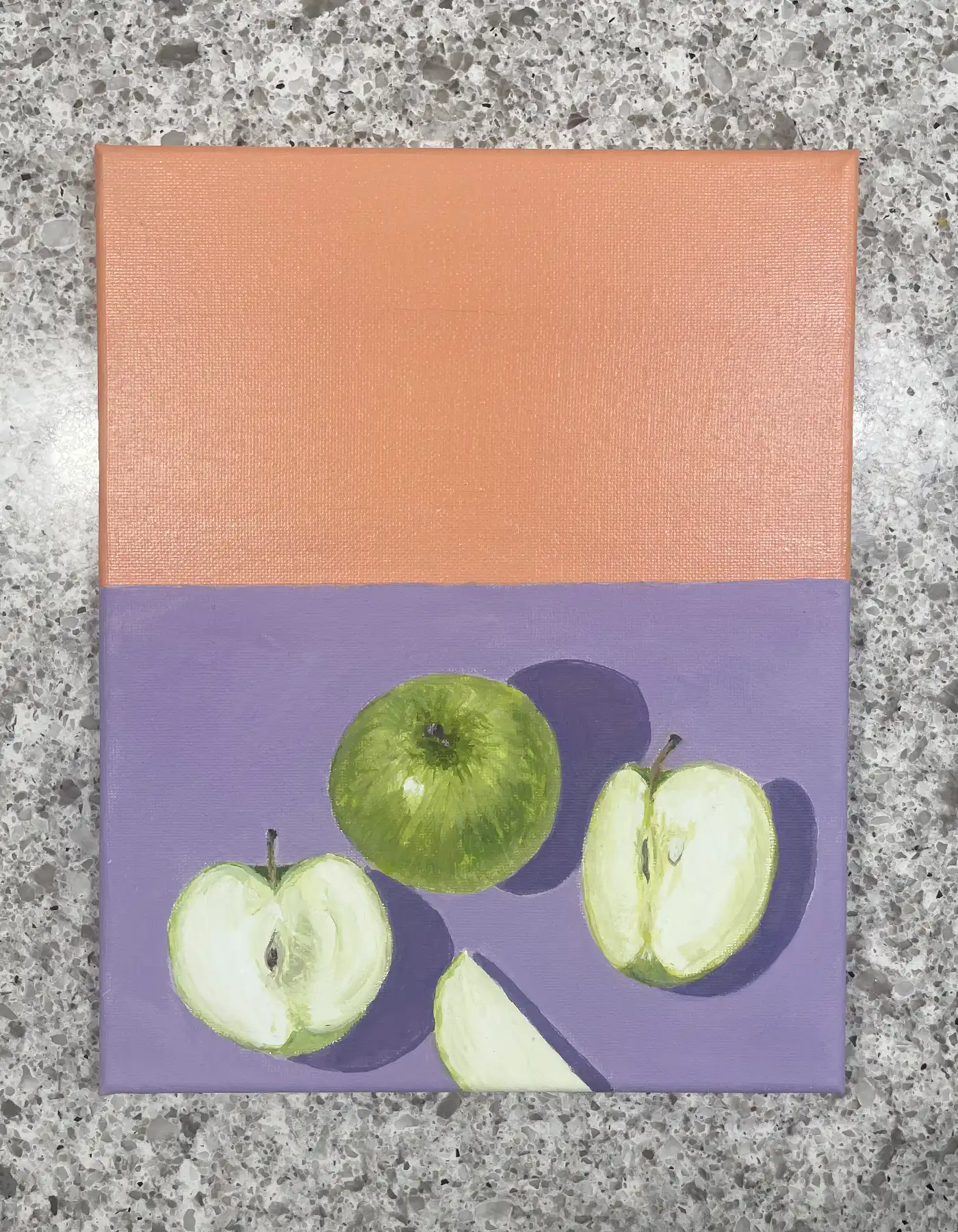 Apple Gouche Painting  |  Sandra Vincent Art