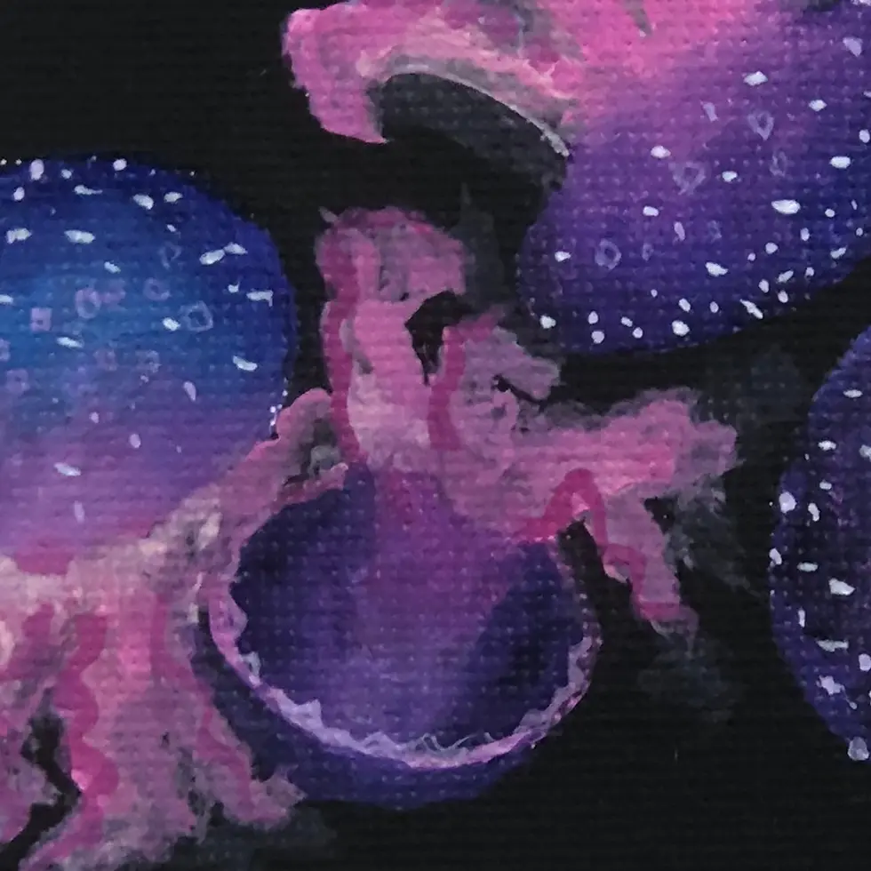 Thumbnail: Abstract pink brushstroke design