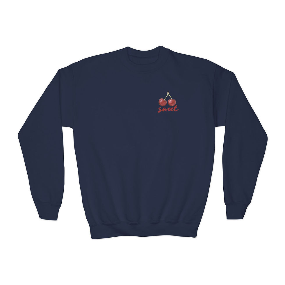Thumbnail: Sweet Cherry Youth Crewneck Navy