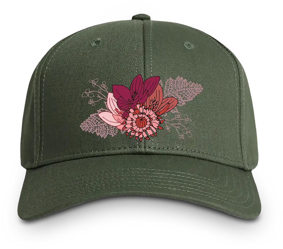 Thumbnail: Floral Bouquet Art Cap