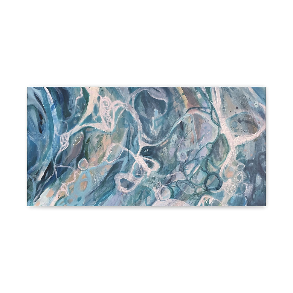 Thumbnail: Abstract blue and white swirled pattern