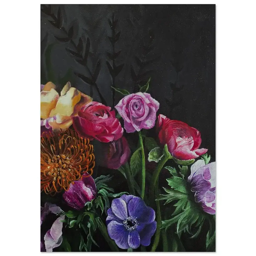 Miniaturbild: Colourful spring blooms bouquet