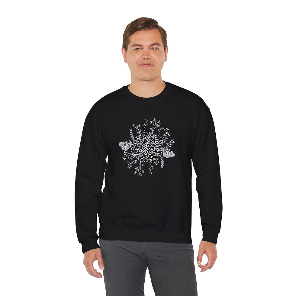Thumbnail: Floral Crewneck Vintage Floral Jumper