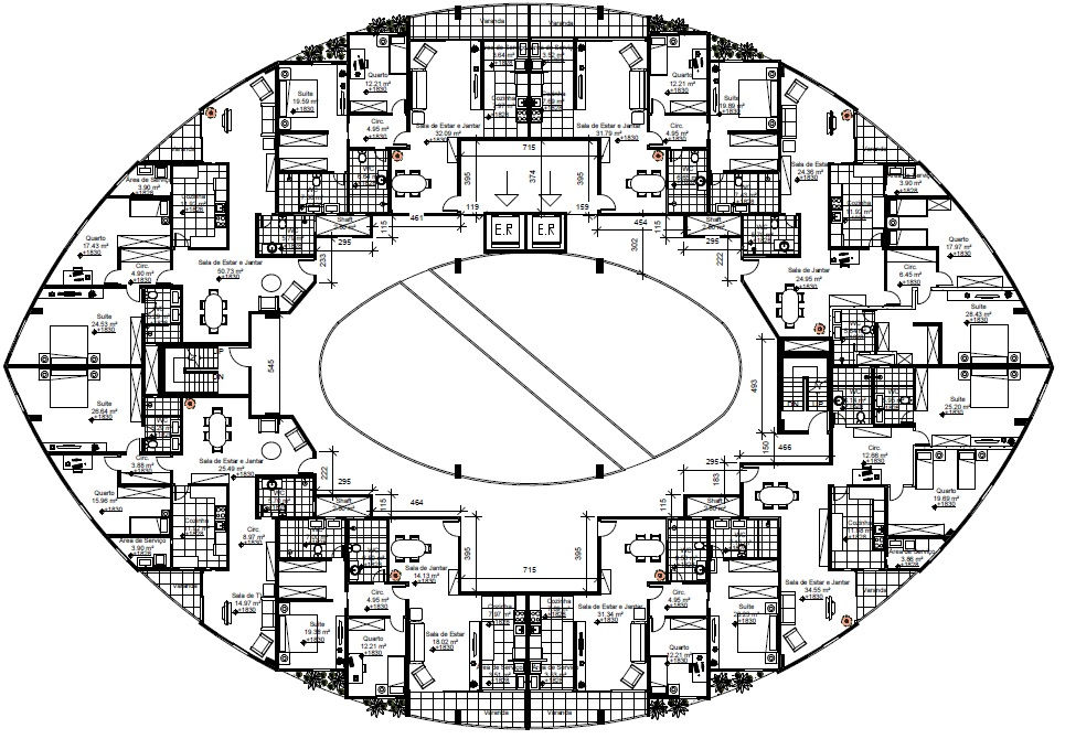 Pav. 5, 6 e 7 - Residencial