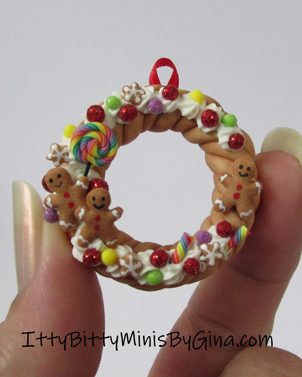 Thumbnail: Holiday Gingerbread Wreath