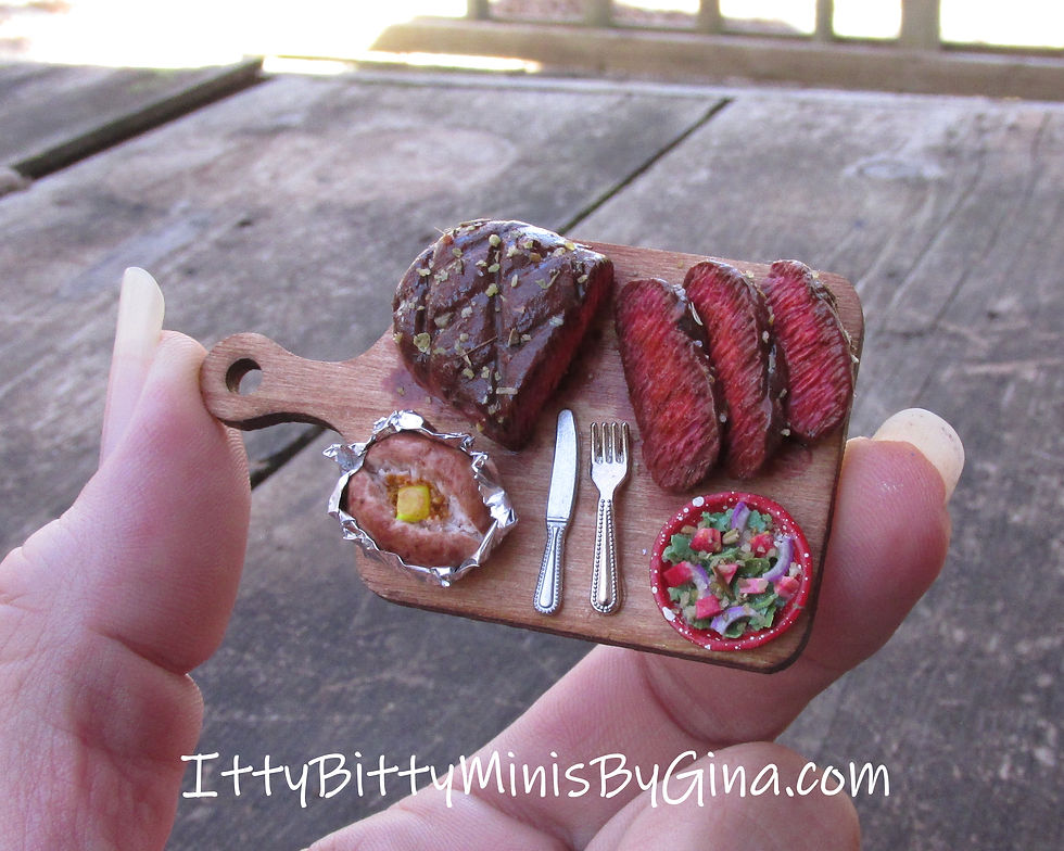 Thumbnail: Steak and Baked Potato Platter