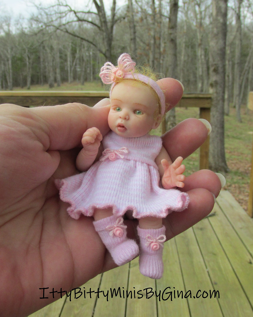 Thumbnail: One Of A Kind Baby Girl Art Doll Sculpt