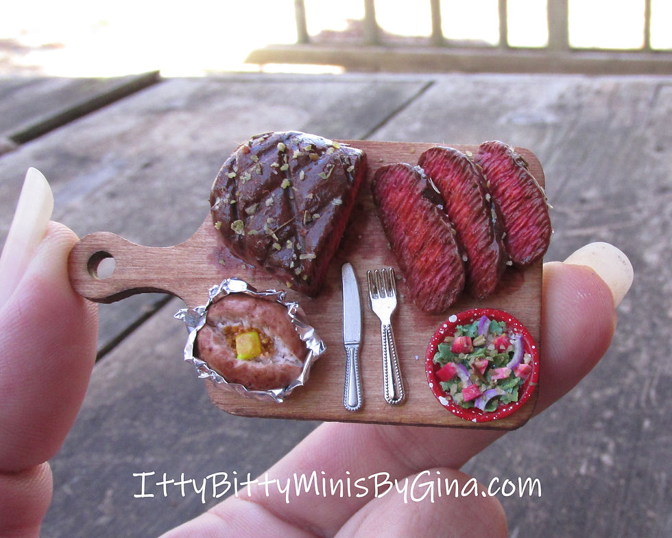 Steak and Baked Potato Platter