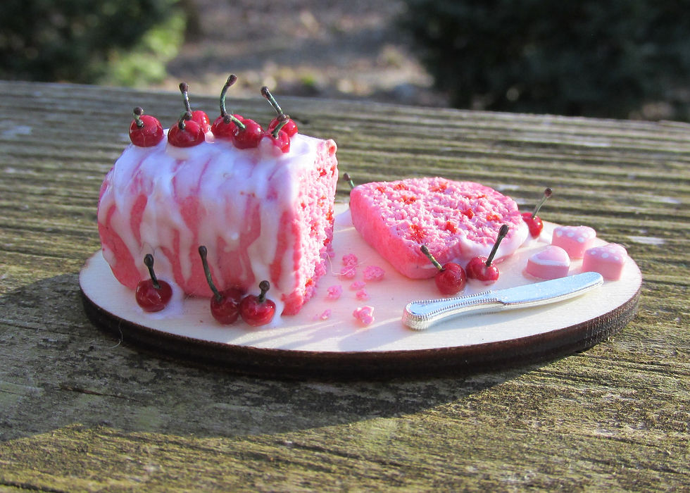 Thumbnail: Cherry Pound Cake Platter