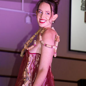 Food in Fashion Collaborative Wine Dress