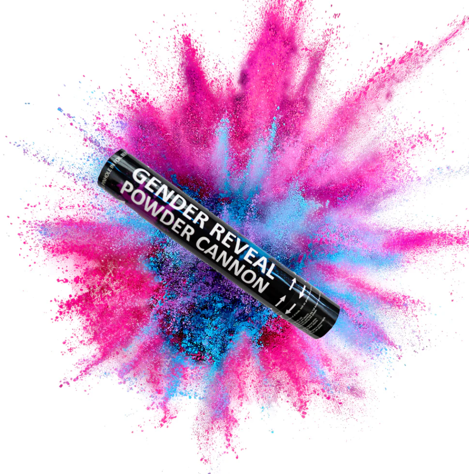 12" Powder Confetti Gender Reveal Cannon