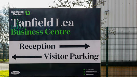 Tanfield Lea Business Centre Sign