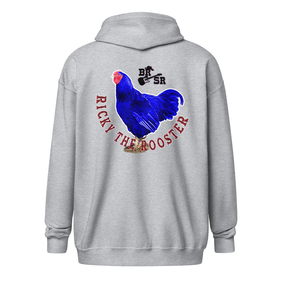 Thumbnail: Ricky the Rooster Unisex heavy blend zip hoodie