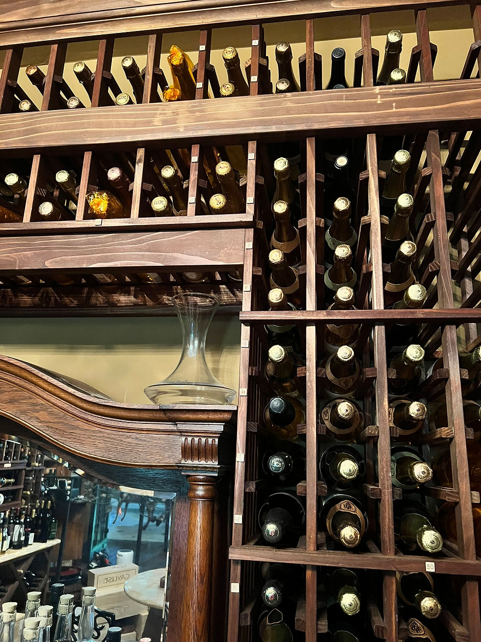 Image of wine cellar organization
