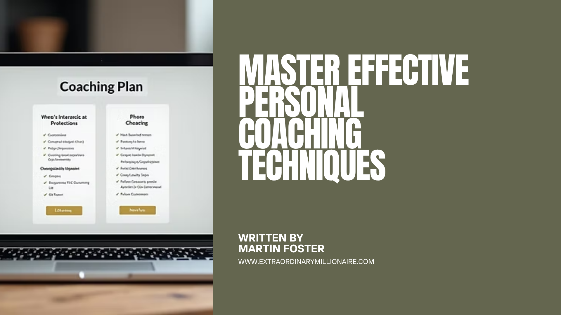 Master Effective Personal Coaching Techniques