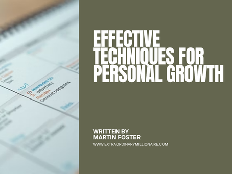 Effective Techniques for Personal Growth