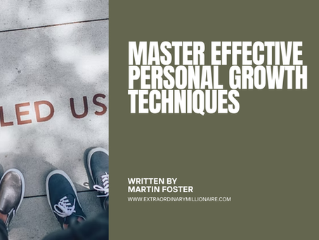 Master Effective Personal Growth Techniques