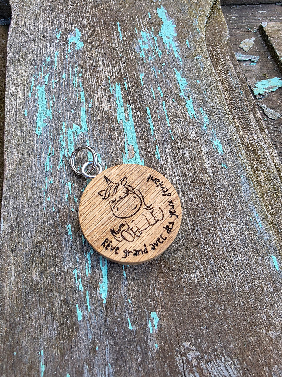 Miniature : Pendentif Crotte licorne 