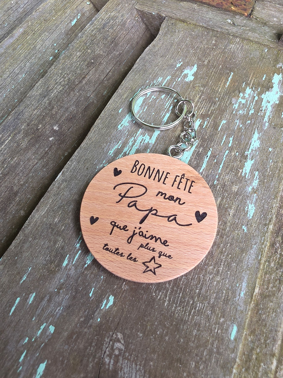 Miniature : Porte-clés "Bonne fête" personnalisé