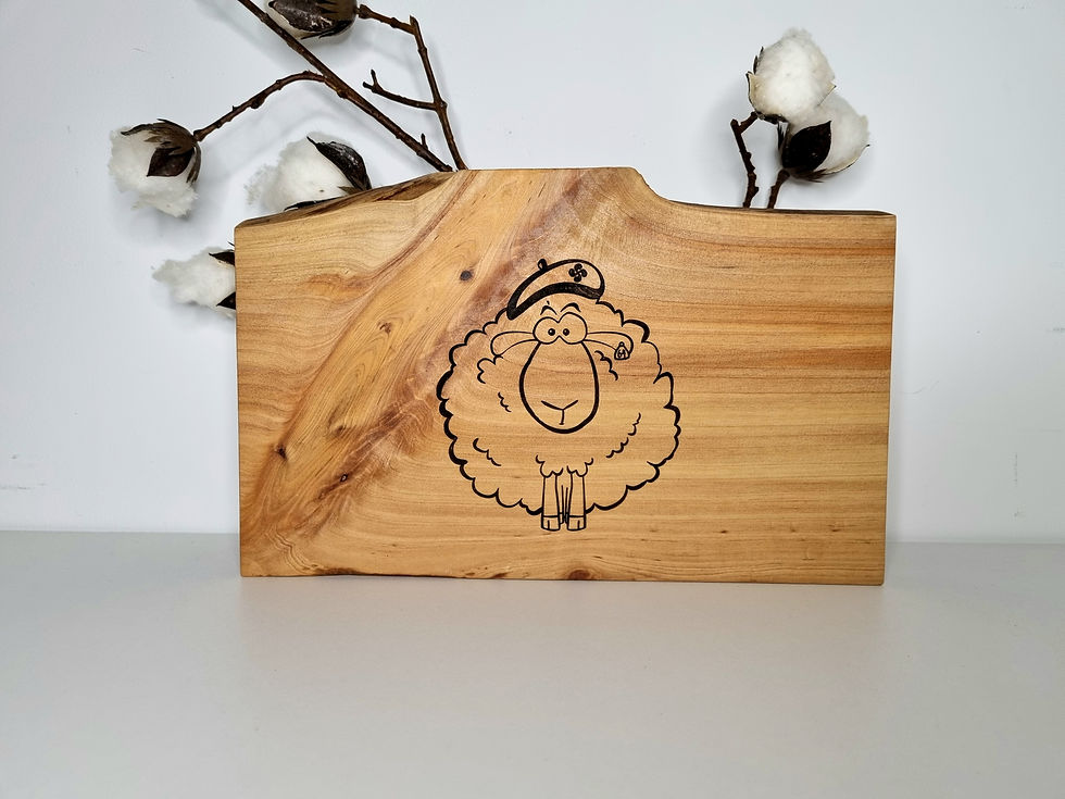 Miniature : Dessous-de-plat en bois massif – Une touche artisanale à votre table