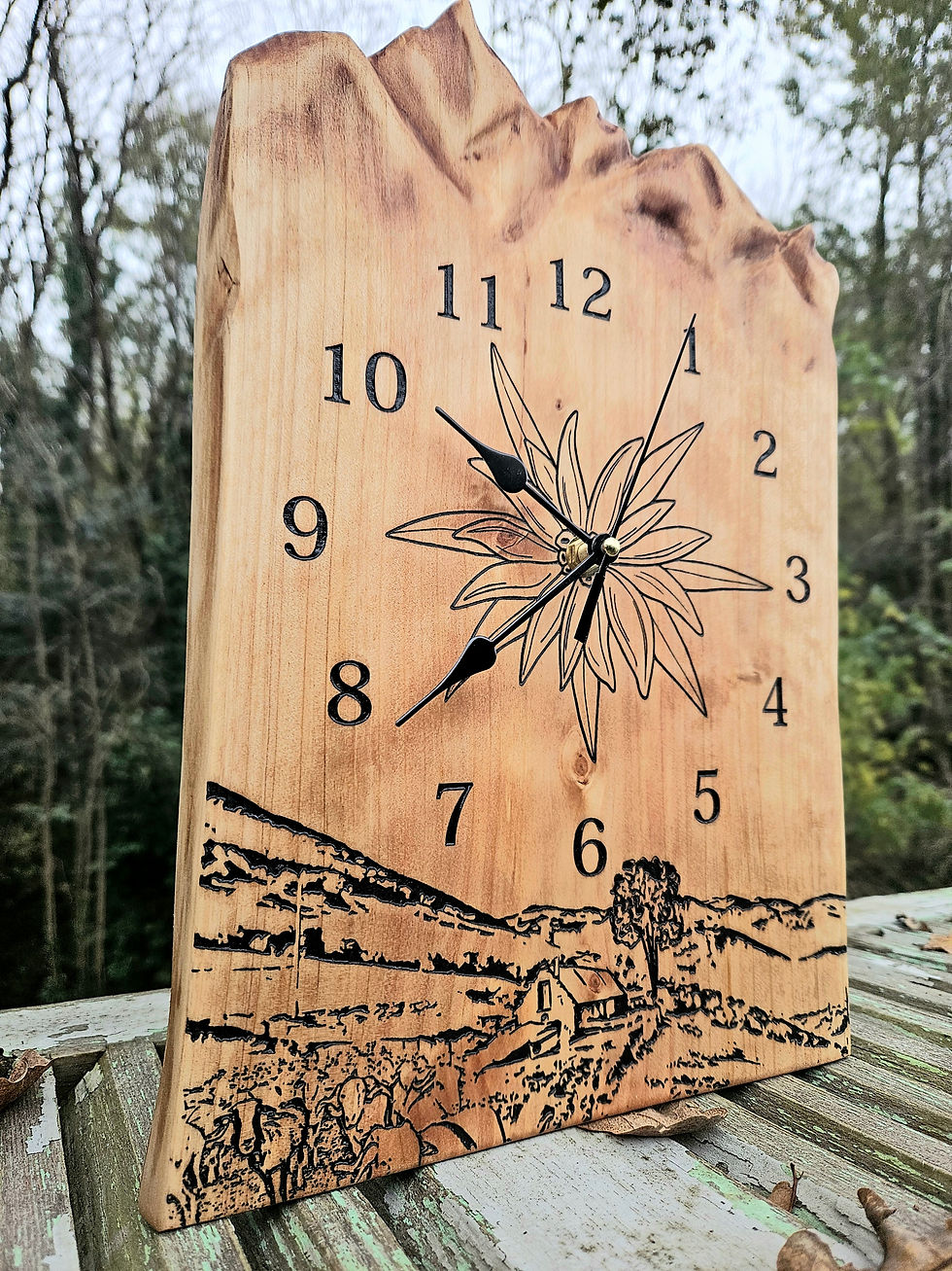 Miniature : Pendule personnalisée en bois – Une pièce unique