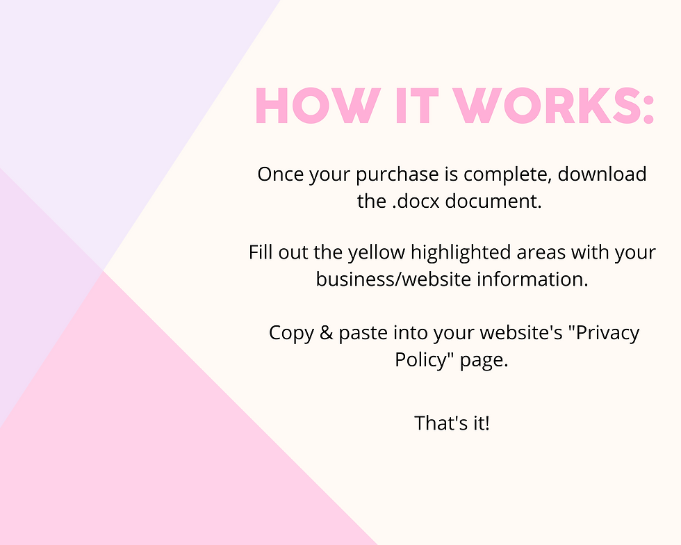 Thumbnail: Website Privacy Policy Template