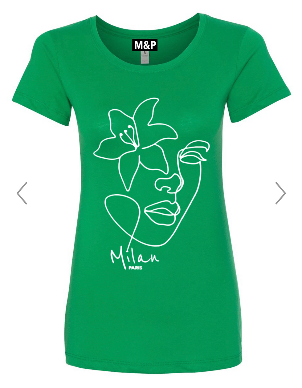 Thumbnail: M & P Women Hibiscus Logo Tshirt