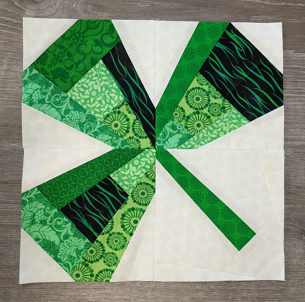 Miniaturbild: 6" Clover Field Quilt Blocks - Digital FPP Patterns