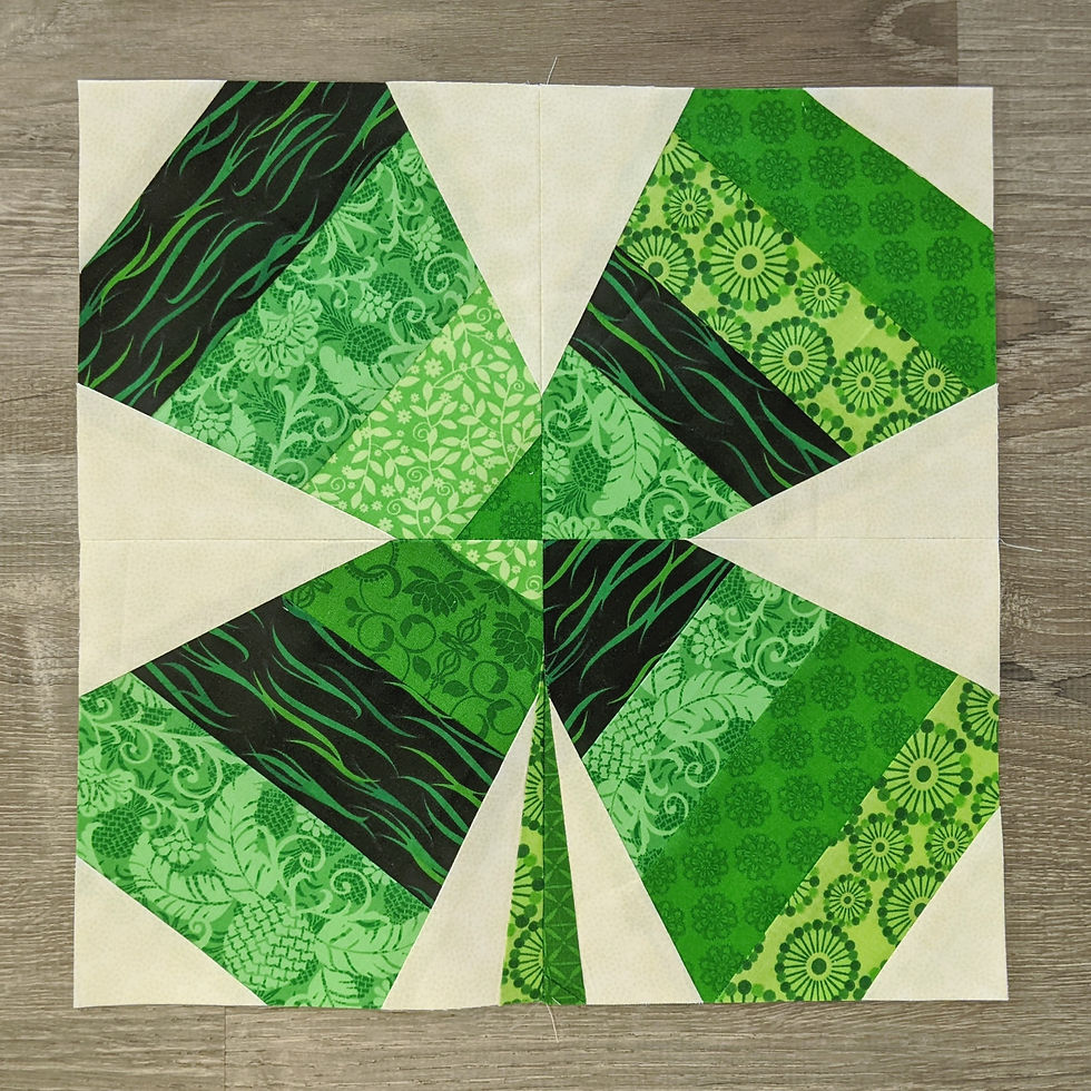 Miniaturbild: 6" Shamrock Surprise Quilt Blocks - Digital FPP Patterns