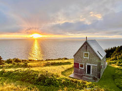 gorgeous sunset over the ocean