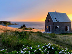 beautiful light at sunset