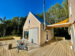 large wrap-around decks connecting the TwoBySea cabins