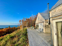 view of the deck in front of TwoBySea cottage