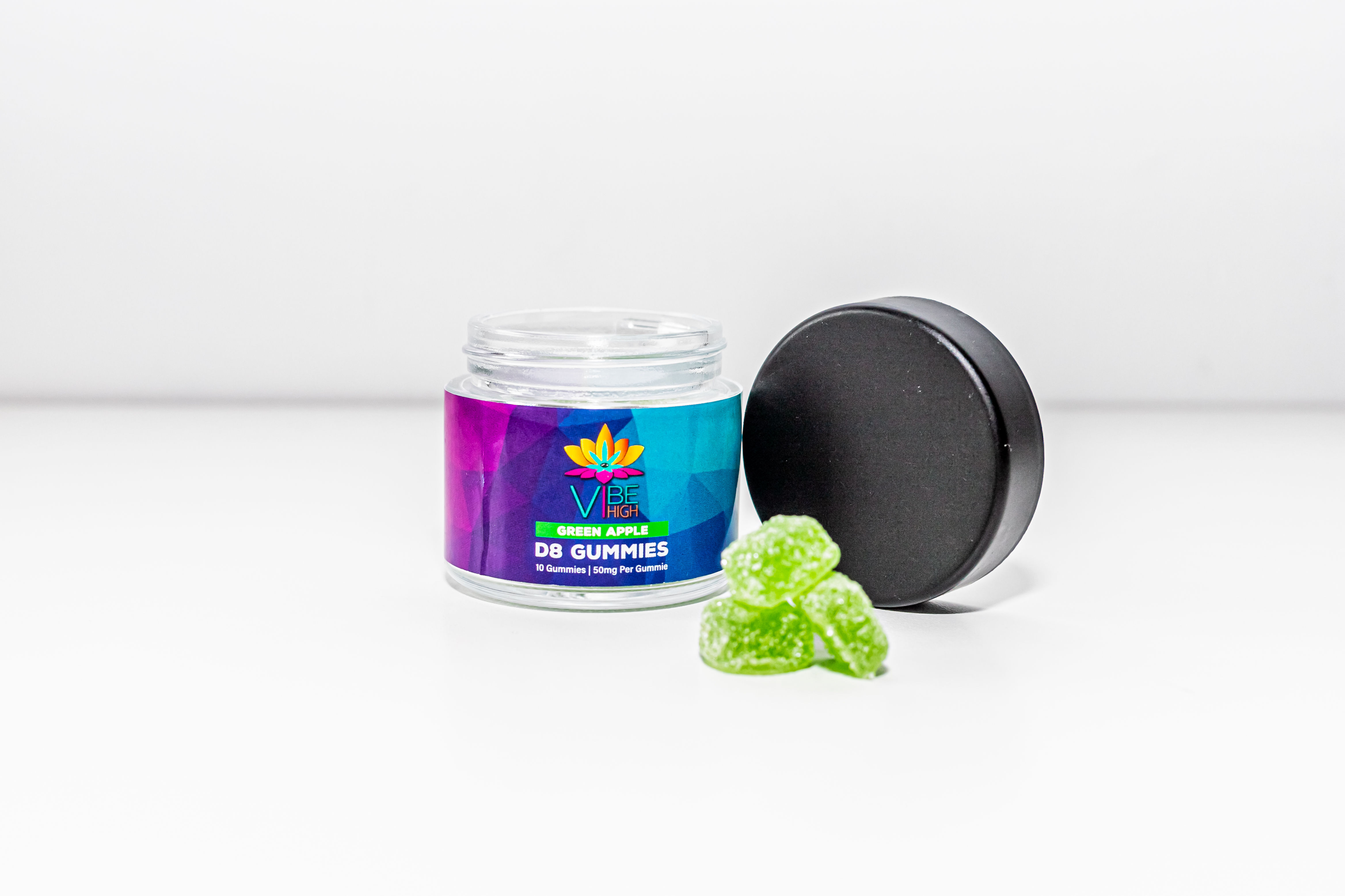 Green Apple Delta 8 Gummies -50mg