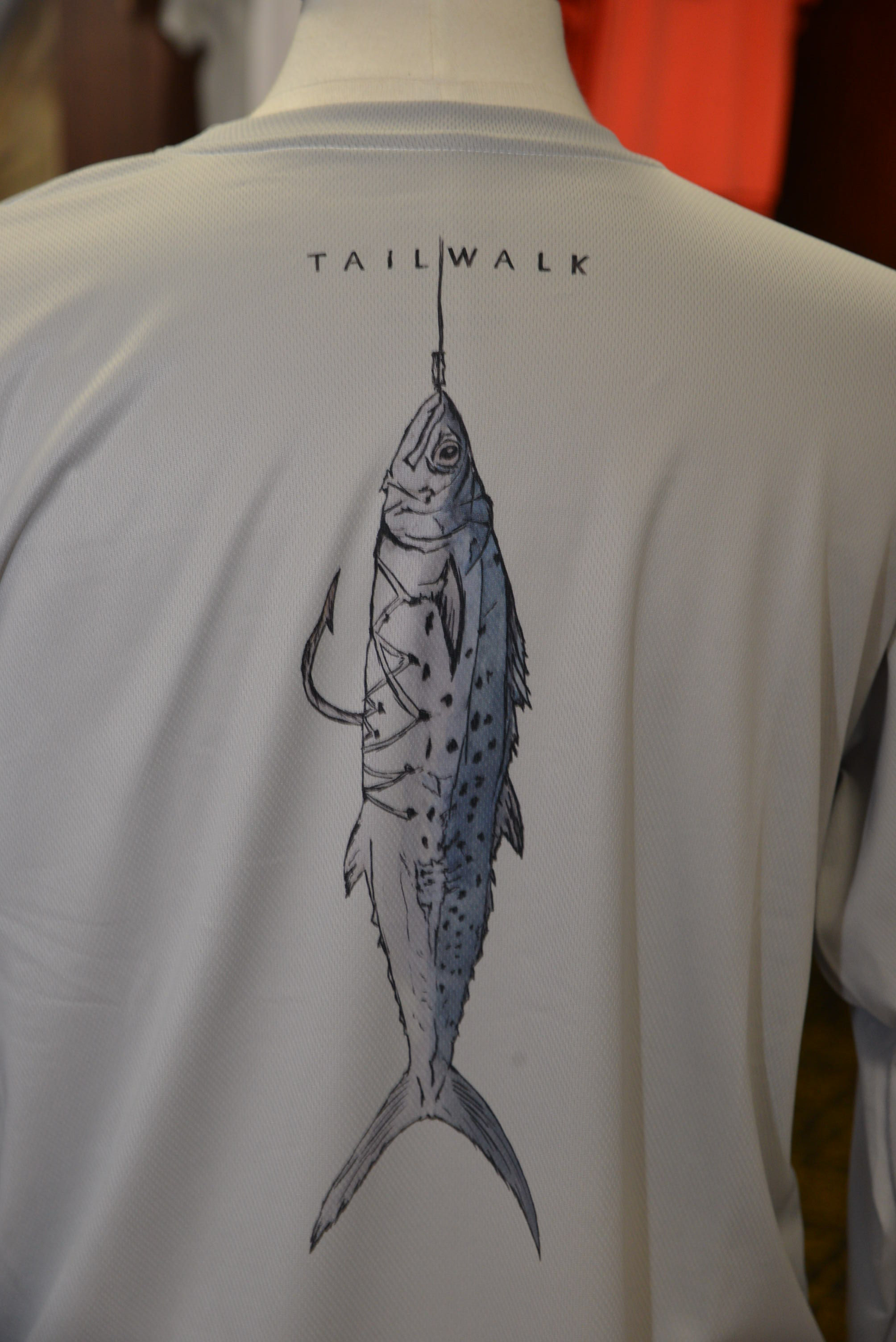 Sewn Bait - White Wicking 40 UPF