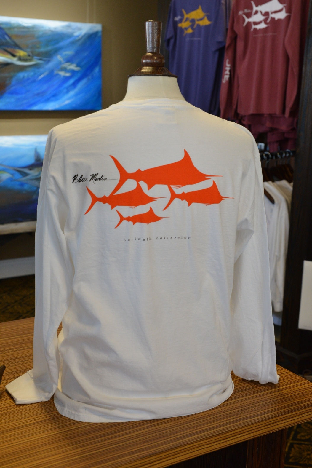 INTERNATIONAL ORANGE MARLIN - WHITE