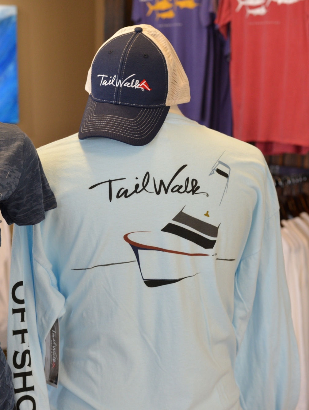 CUSTOM RUN - LIGHT BLUE LONG SLEEVE