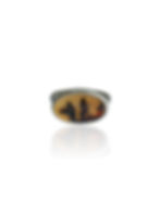 Bijou oval ring, front view