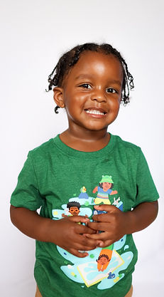 Yearbook photo of a Beyond the Books Academy (BTBA) student smiling in a green shirt.