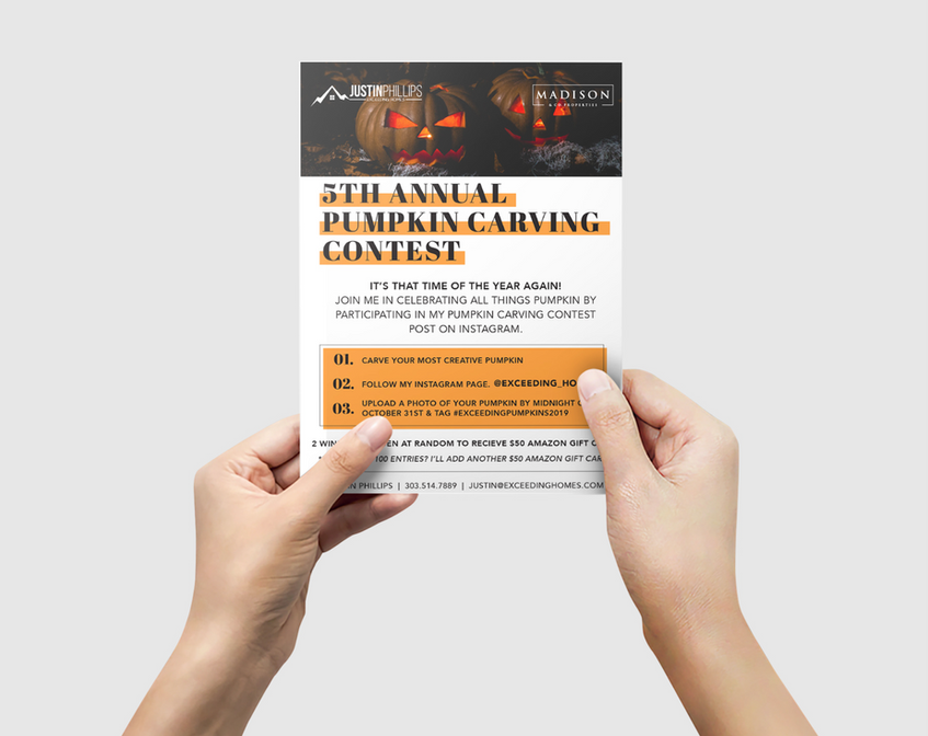 Pumping Carving Contest Flyer