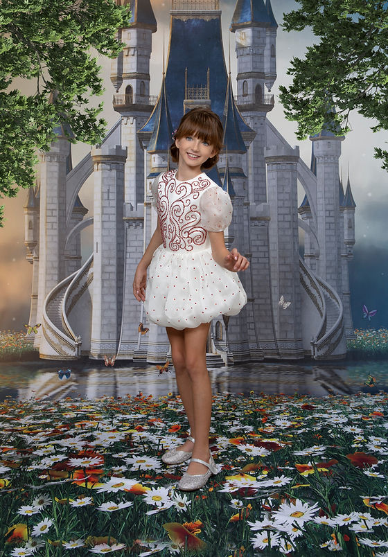 white dress fairy tale Fairytale Dream Sheer Sleeve Mini Dress White main image 0