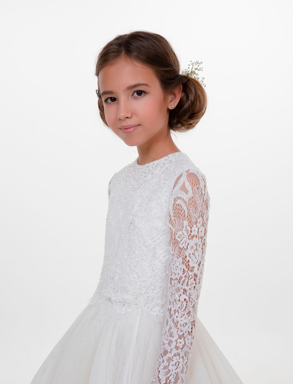 Thumbnail: WHITE LONG PRINCESS DRESS
