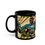 Thumbnail: Black Superhero - 11 oz Mug