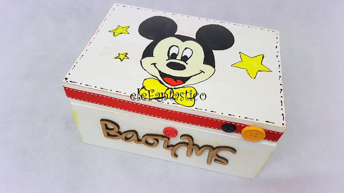 Κουτάκι ξύλινο Mickey