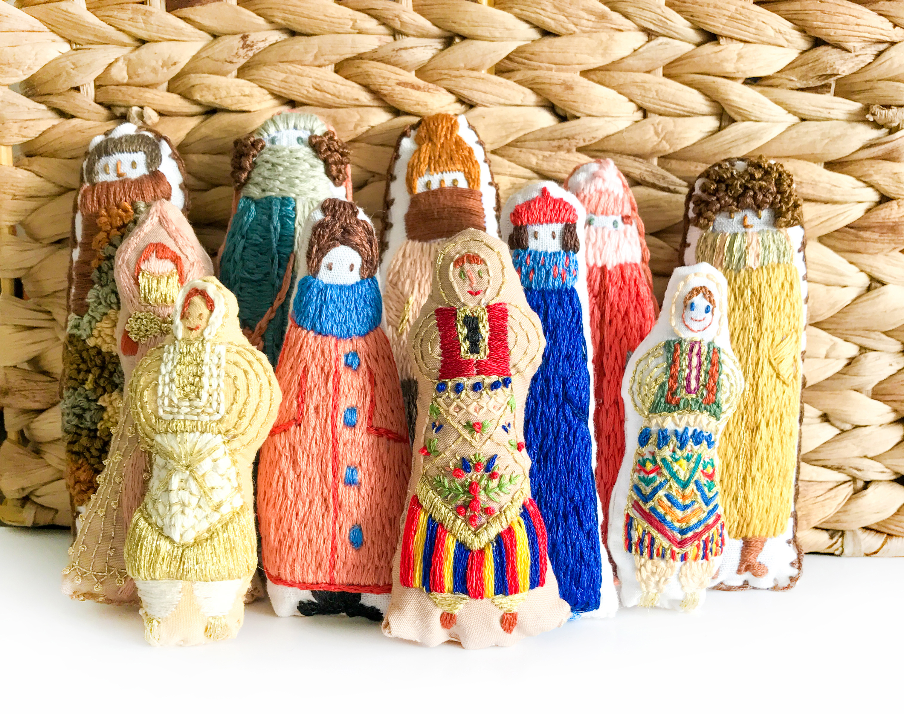 Hand Embroidered Imperfect Tiny Objects