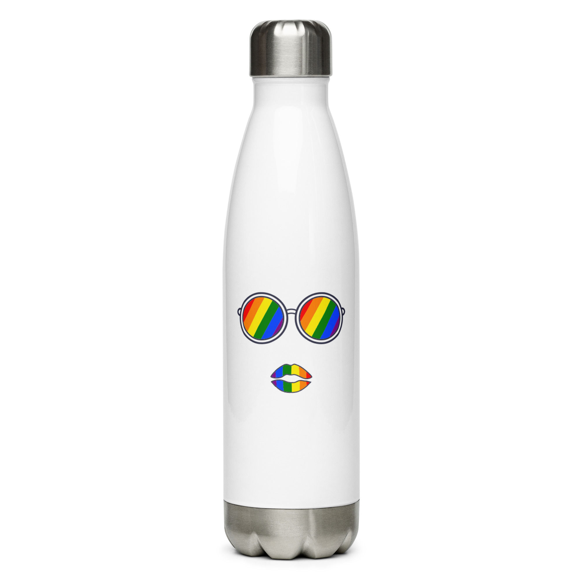 Pride Kiss - Stainless Steel Water Bottle