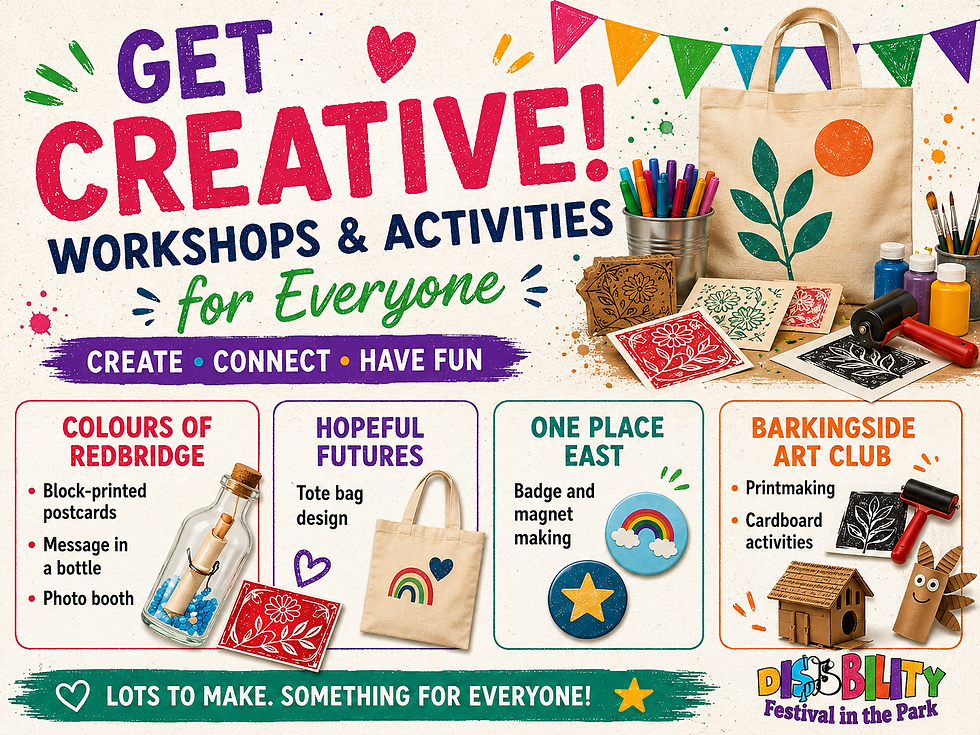 Get Creative: Workshops and Activities for Everyone